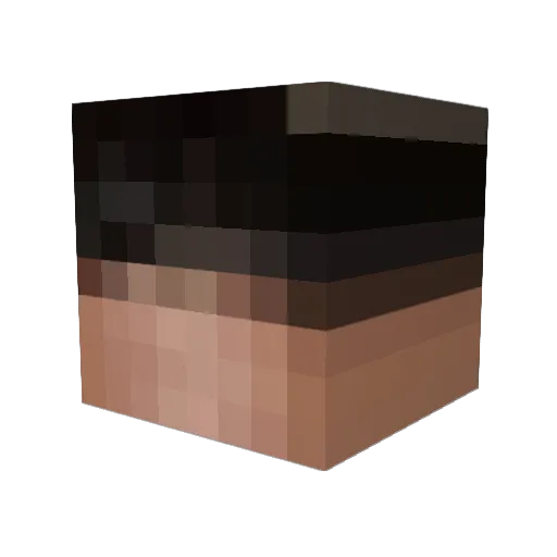DarkCool937 Minecraft avatar head, 3D render