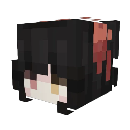 DarkCthulhu69 Minecraft avatar head, 3D render
