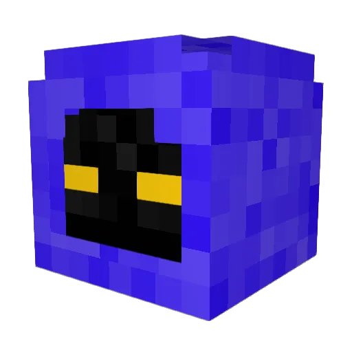 DarkDeadvil Minecraft avatar head, 3D render