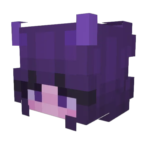 DarkDeceptor Minecraft avatar head, 3D render