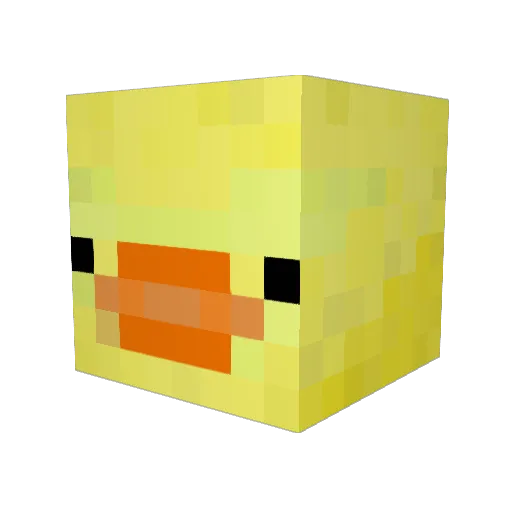 DarkDeji Minecraft avatar head, 3D render