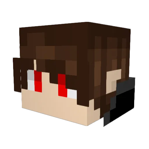 DarkDiamond0756 Minecraft avatar head, 3D render
