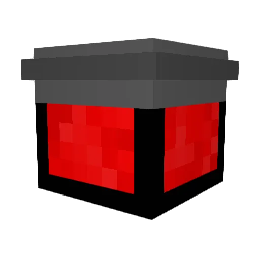 DarkDimLighter Minecraft avatar head, 3D render