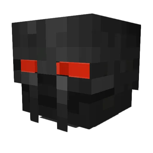 DarkFarer1 Minecraft avatar head, 3D render