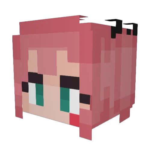DarkFlameMster Minecraft avatar head, 3D render
