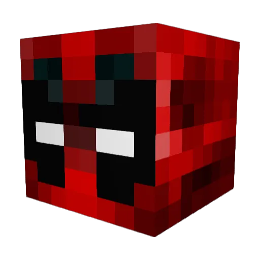 DarkFlechaGLS Minecraft avatar head, 3D render