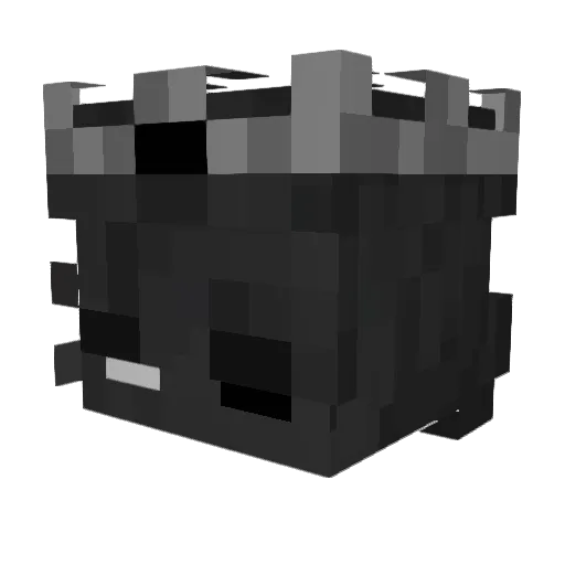 DarkForge0 Minecraft avatar head, 3D render