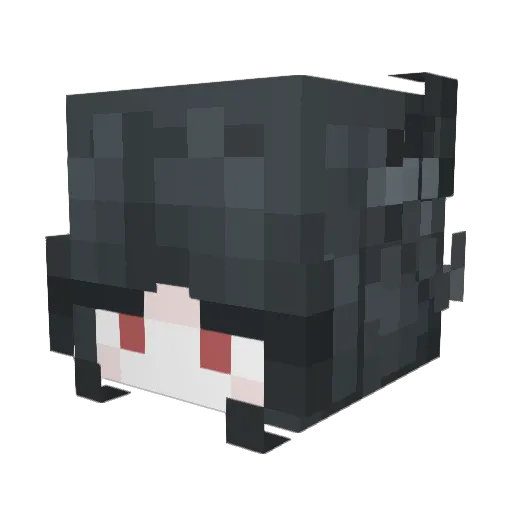 DarkFrancy_ Minecraft avatar head, 3D render
