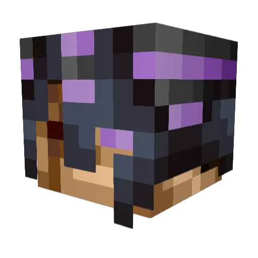 DarkGab Minecraft avatar head, 3D render