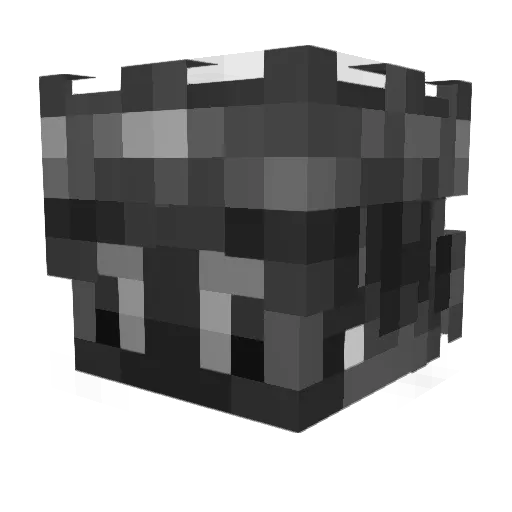 DarkGalaxyy Minecraft avatar head, 3D render