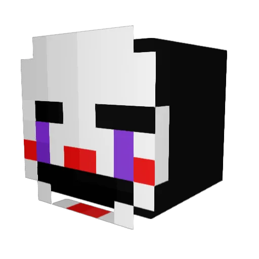 DarkGamer12tr Minecraft avatar head, 3D render