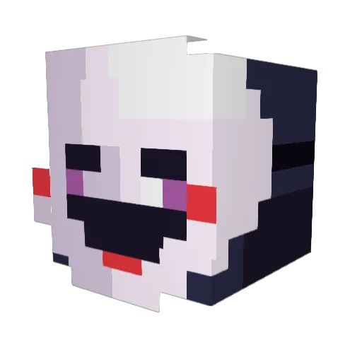 DarkGhost4778 Minecraft avatar head, 3D render