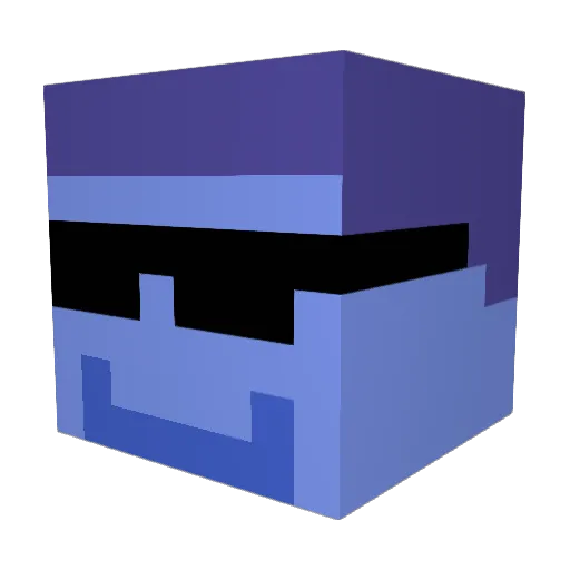 DarkGhoulDude Minecraft avatar head, 3D render