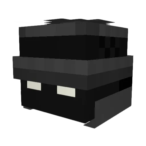 DarkHN0208 Minecraft avatar head, 3D render