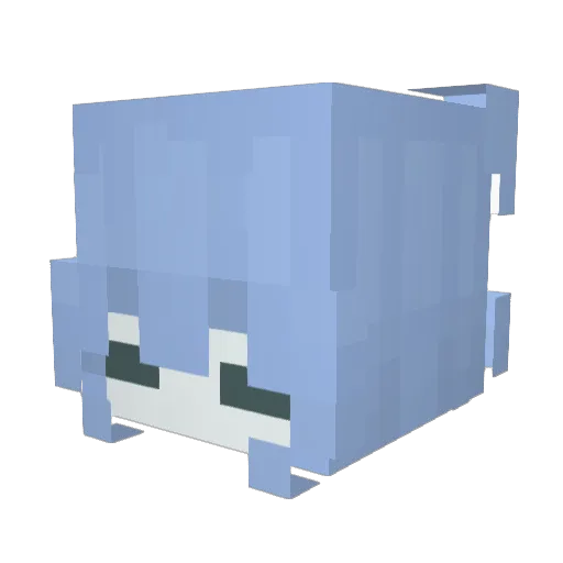 DarkIvyy Minecraft avatar head, 3D render