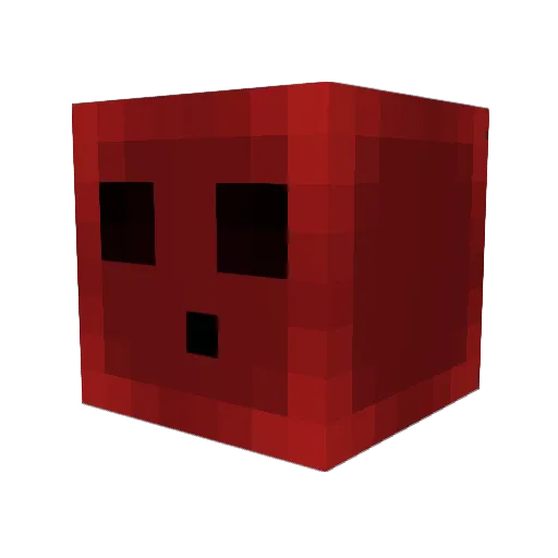 DarkJelatin Minecraft avatar head, 3D render