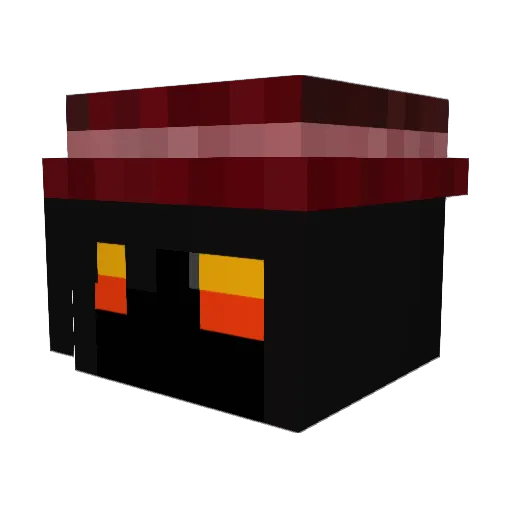 DarkJynn99 Minecraft avatar head, 3D render