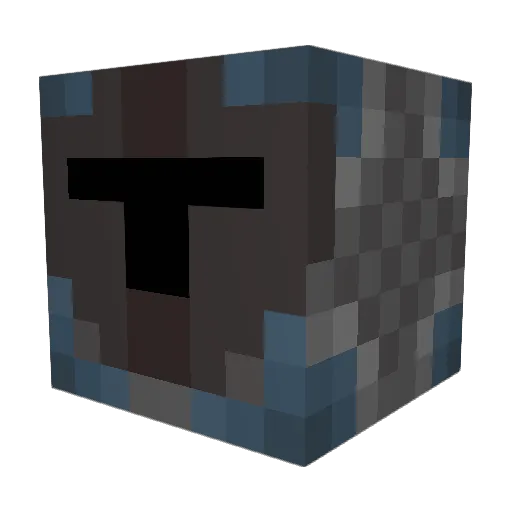 DarkKnight447 Minecraft avatar head, 3D render