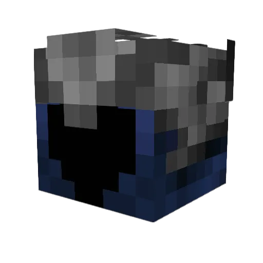 DarkKnight4540 Minecraft avatar head, 3D render