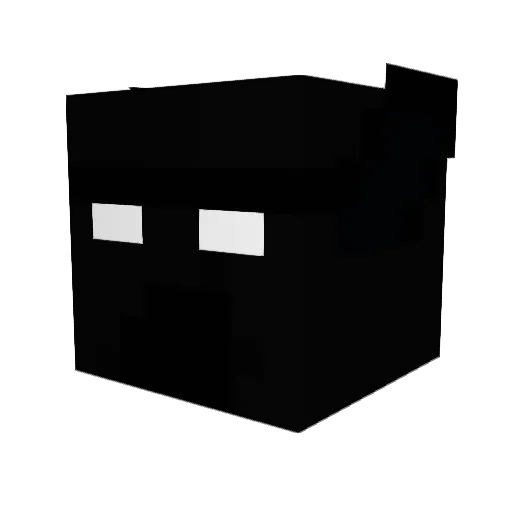 DarkKnightLord02 Minecraft avatar head, 3D render