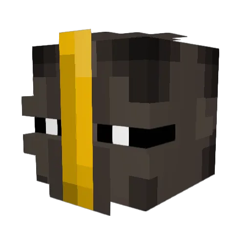 DarkKnightofIT Minecraft avatar head, 3D render