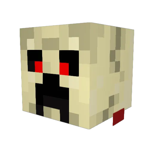 DarkKrill Minecraft avatar head, 3D render