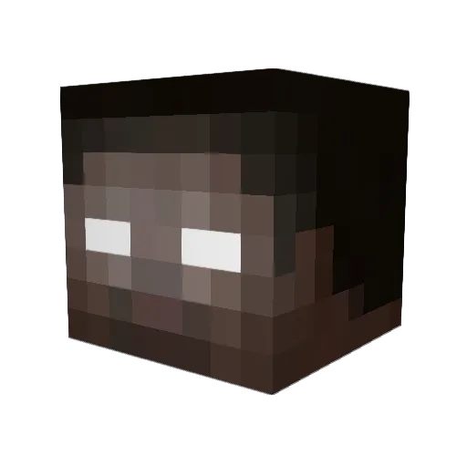 DarkLegend12356 Minecraft avatar head, 3D render