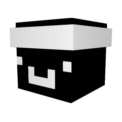 DarkLilie23 Minecraft avatar head, 3D render