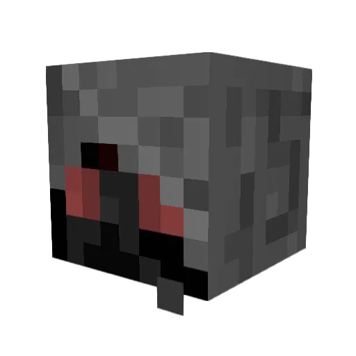 DarkLink888 Minecraft avatar head, 3D render