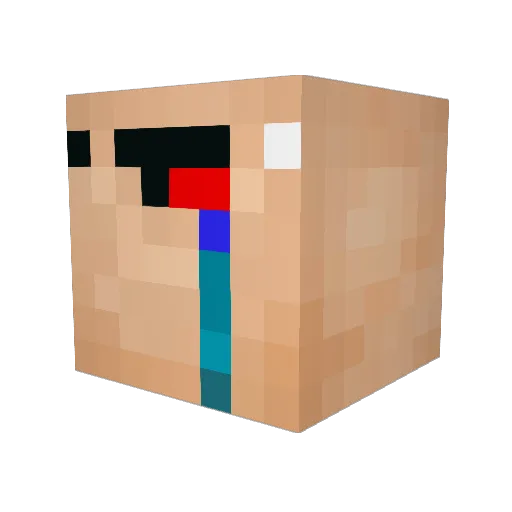 DarkLordJohan Minecraft avatar head, 3D render
