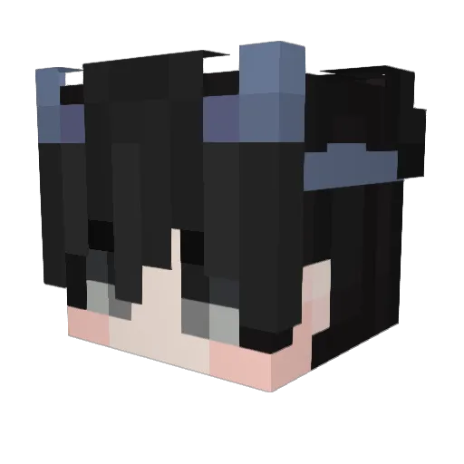 DarkLordSpectre Minecraft avatar head, 3D render