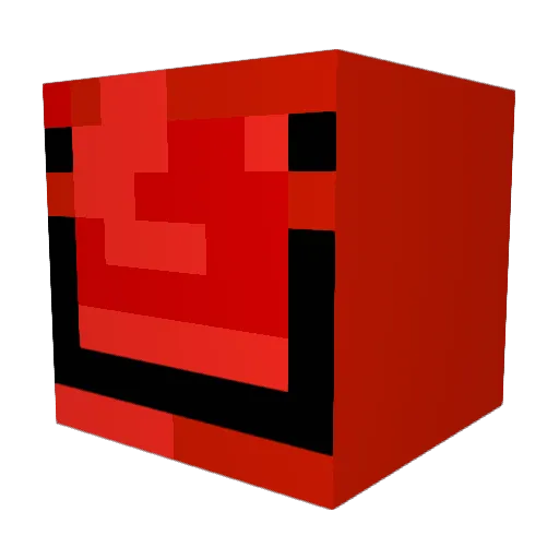 DarkLordness Minecraft avatar head, 3D render