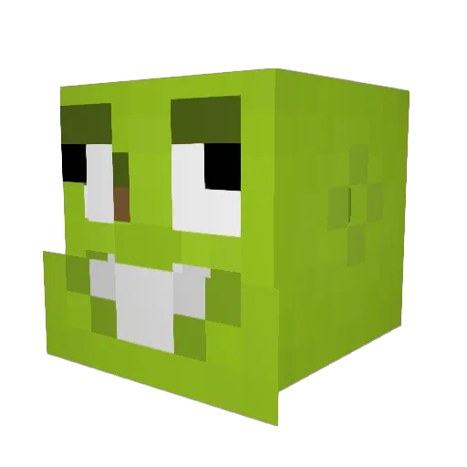 DarkMan2016 Minecraft avatar head, 3D render