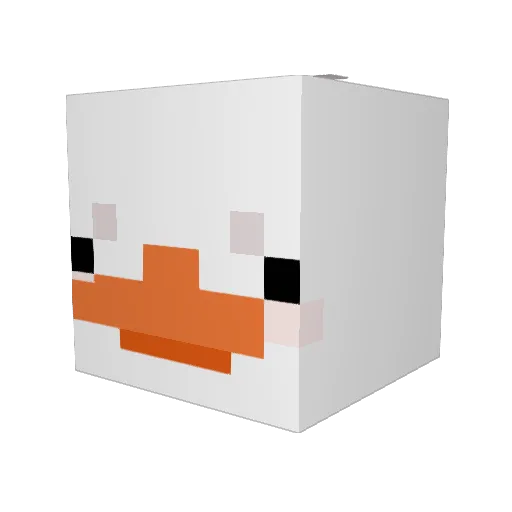DarkMatt3r24 Minecraft avatar head, 3D render
