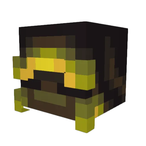 DarkMattr Minecraft avatar head, 3D render