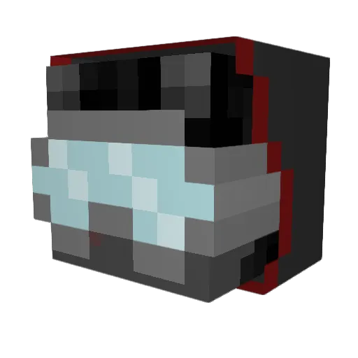 DarkMist115 Minecraft avatar head, 3D render