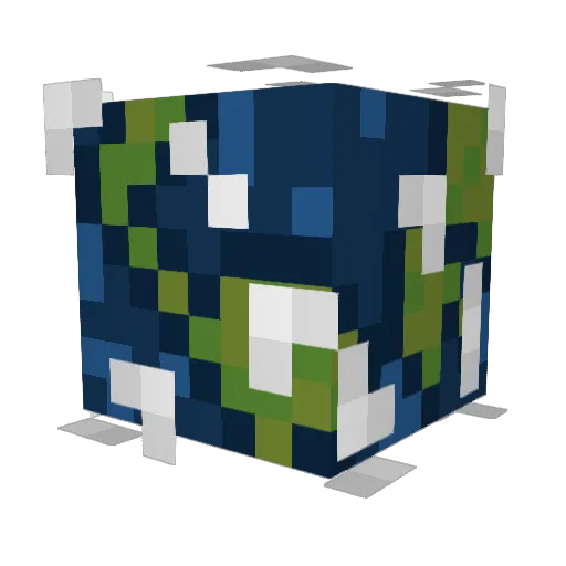 DarkNighhhhht Minecraft avatar head, 3D render