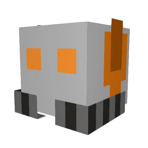 DarkNinja454 Minecraft avatar head, 3D render