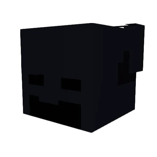 DarkNinja546 Minecraft avatar head, 3D render