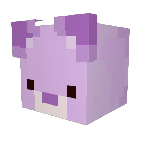 DarkOasis Minecraft avatar head, 3D render