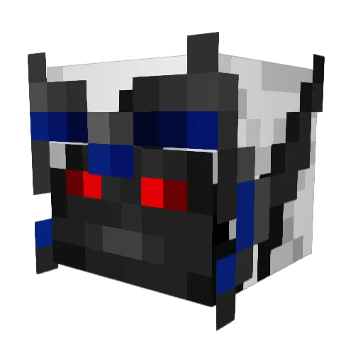 DarkPheonix87 Minecraft avatar head, 3D render