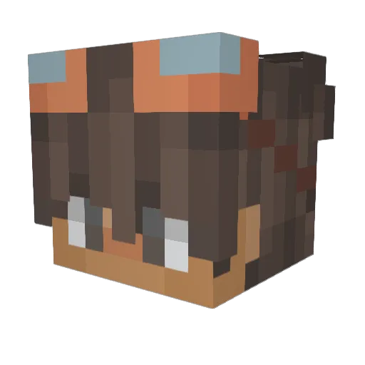 DarkPlasma Minecraft avatar head, 3D render