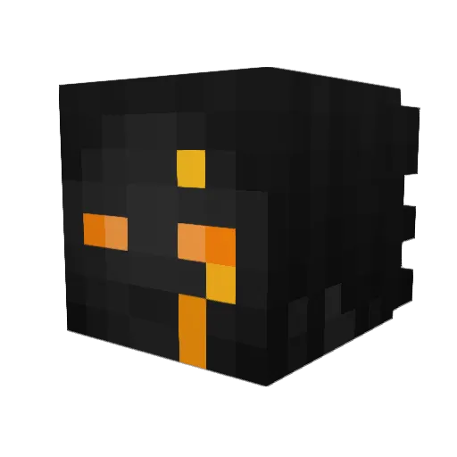 DarkPrinceKy Minecraft avatar head, 3D render