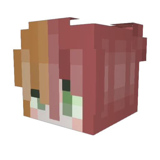 Minecraft-Avatar von DarkPrincess: Kopf als 3D-Render