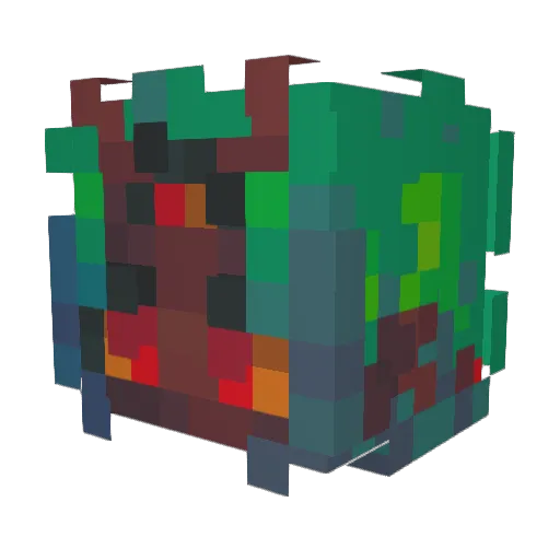 DarkQueen6789 Minecraft avatar head, 3D render