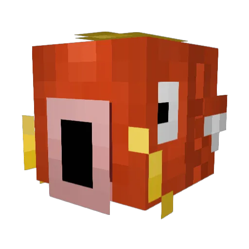 DarkRemedy Minecraft avatar head, 3D render
