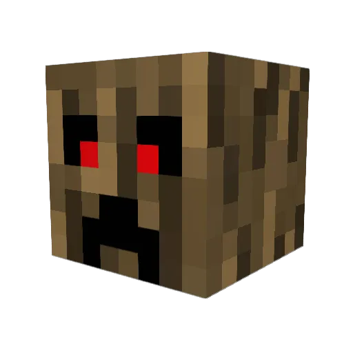 DarkRune583 Minecraft avatar head, 3D render