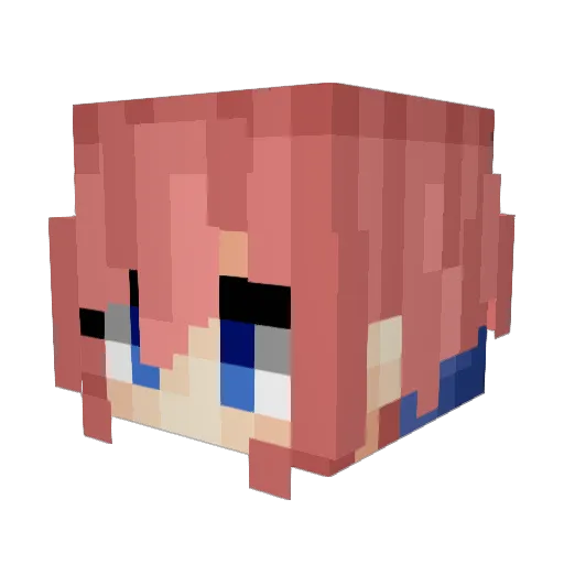 DarkShadow1834 Minecraft avatar head, 3D render