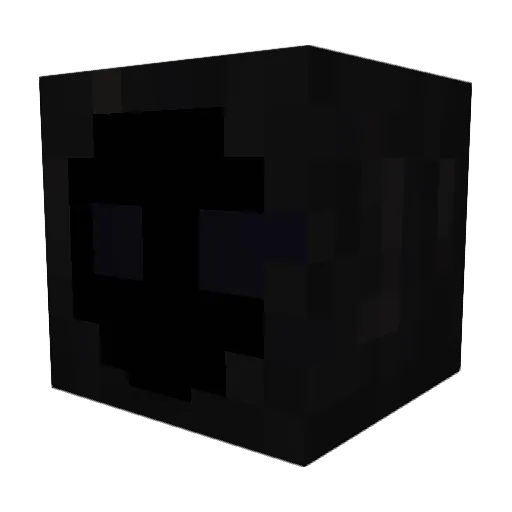 DarkShadowAU Minecraft avatar head, 3D render