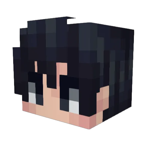 DarkShaman93 Minecraft avatar head, 3D render